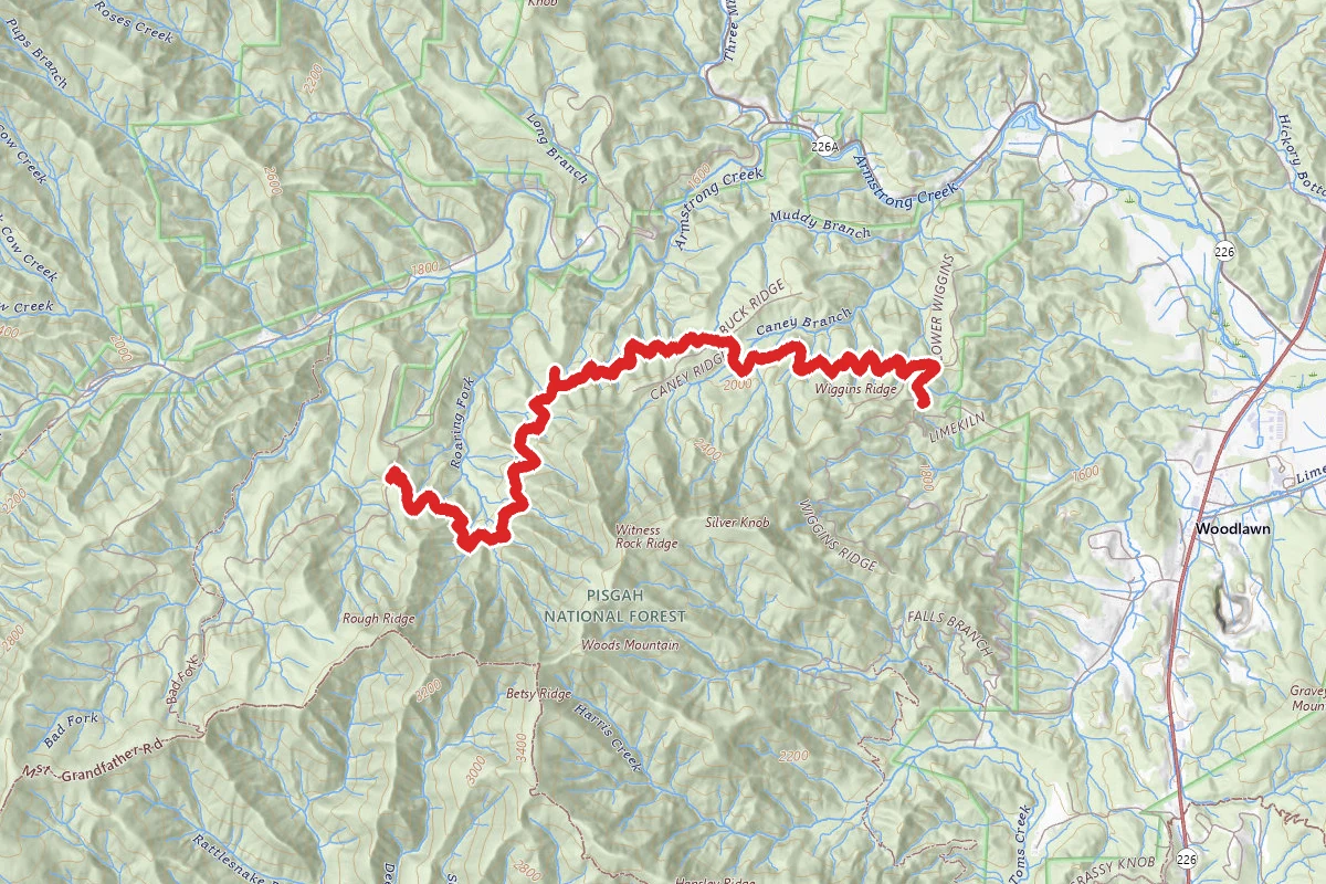 FS204 Woods Mountain Trail