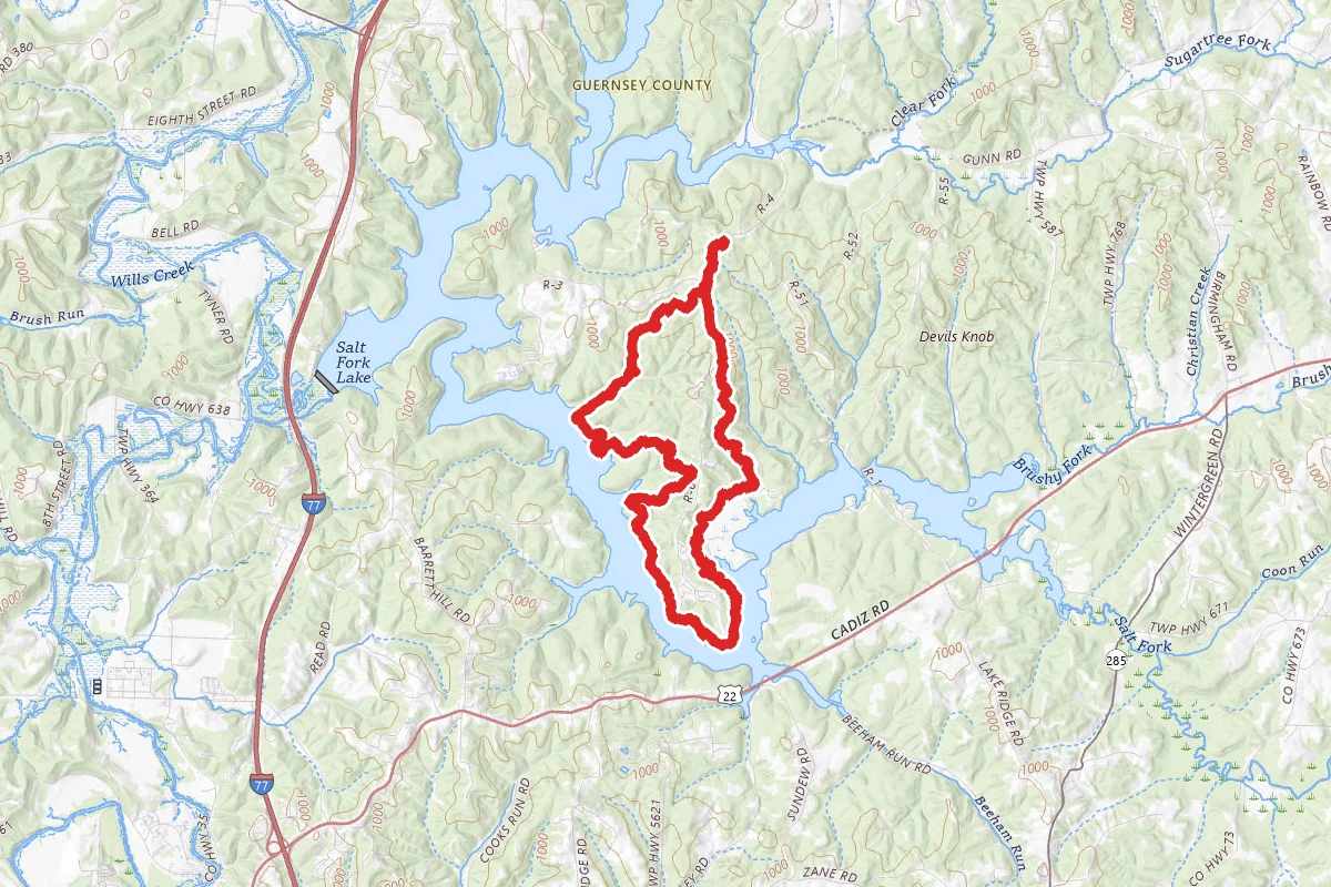 Salt Fork Horseback Riding Loop