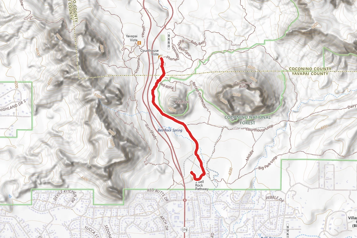 Bell Rock Pathway via Bell Rock Access Trail