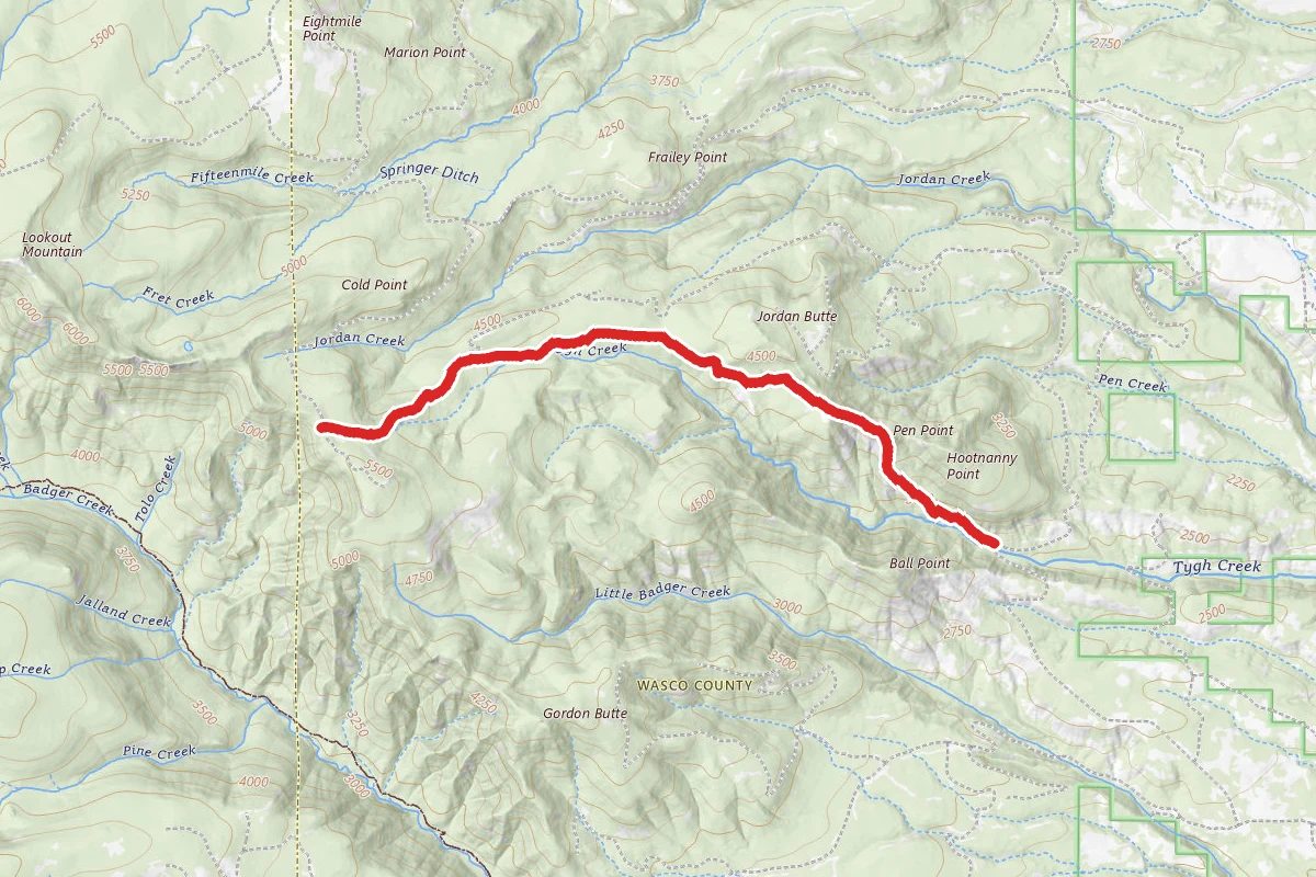 Tygh Creek Trail