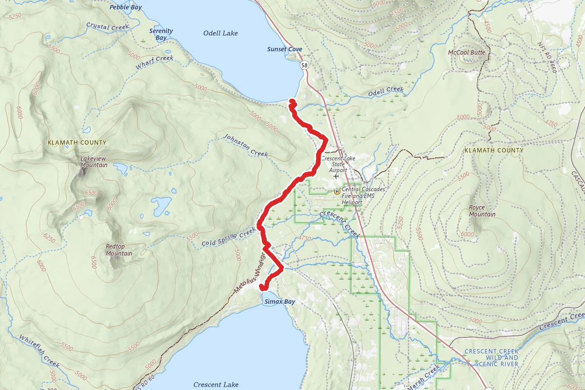 Odell & Crescent Lakes Area Campgrounds