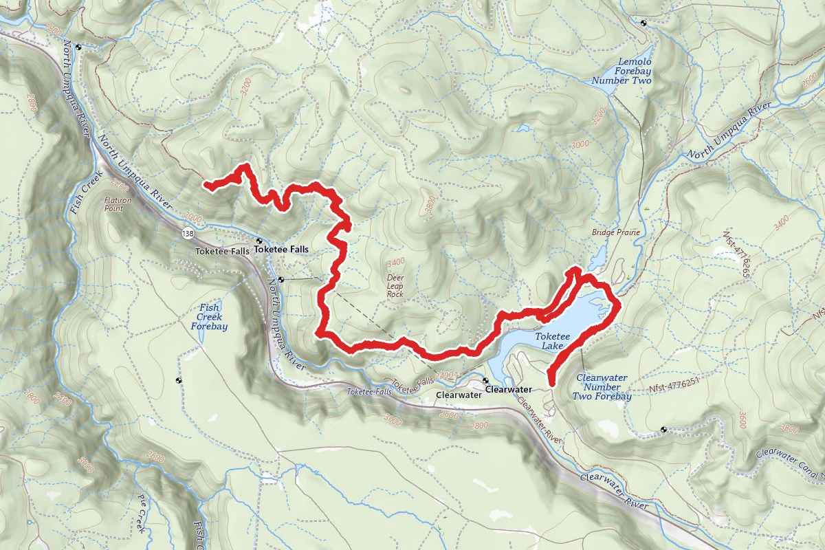 North Umpqua to Mount Thielsen Trail