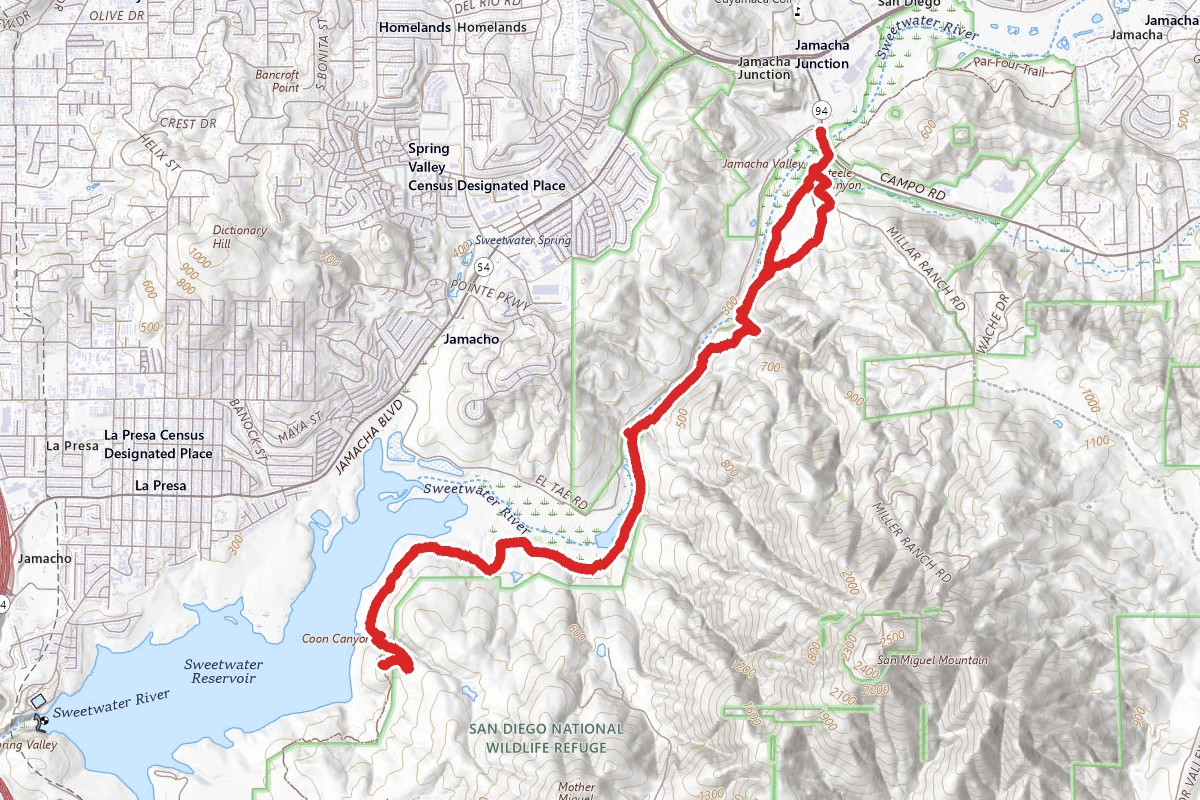 Otay Sweetwater Refuge Trail