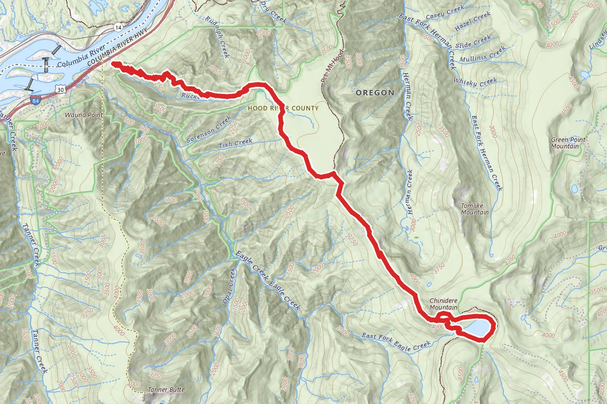 Benson Plateau Trail to Wahtum Lake Loop