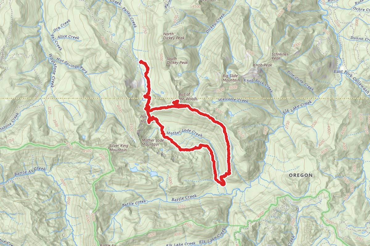 Pansy Lake Trail, Bull of the Woods, Welcome Lakes, Geronimo, Mother Lodge