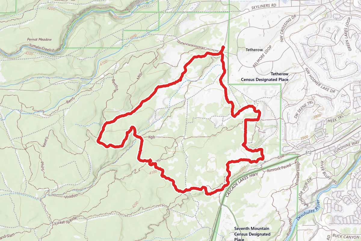 Marvin's Garden, KGB and Kent's Trail Loop