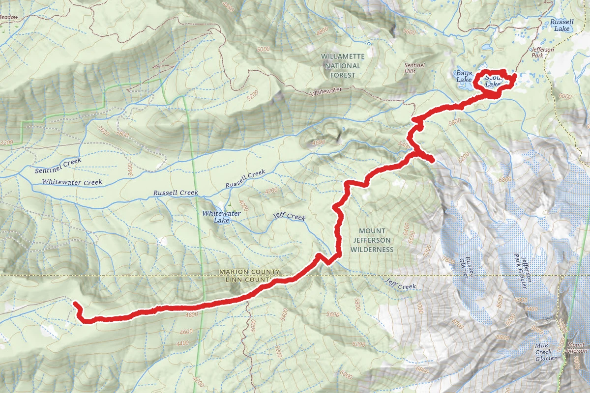 Scout Lake via Woodpecker Ridge Trail and PCT