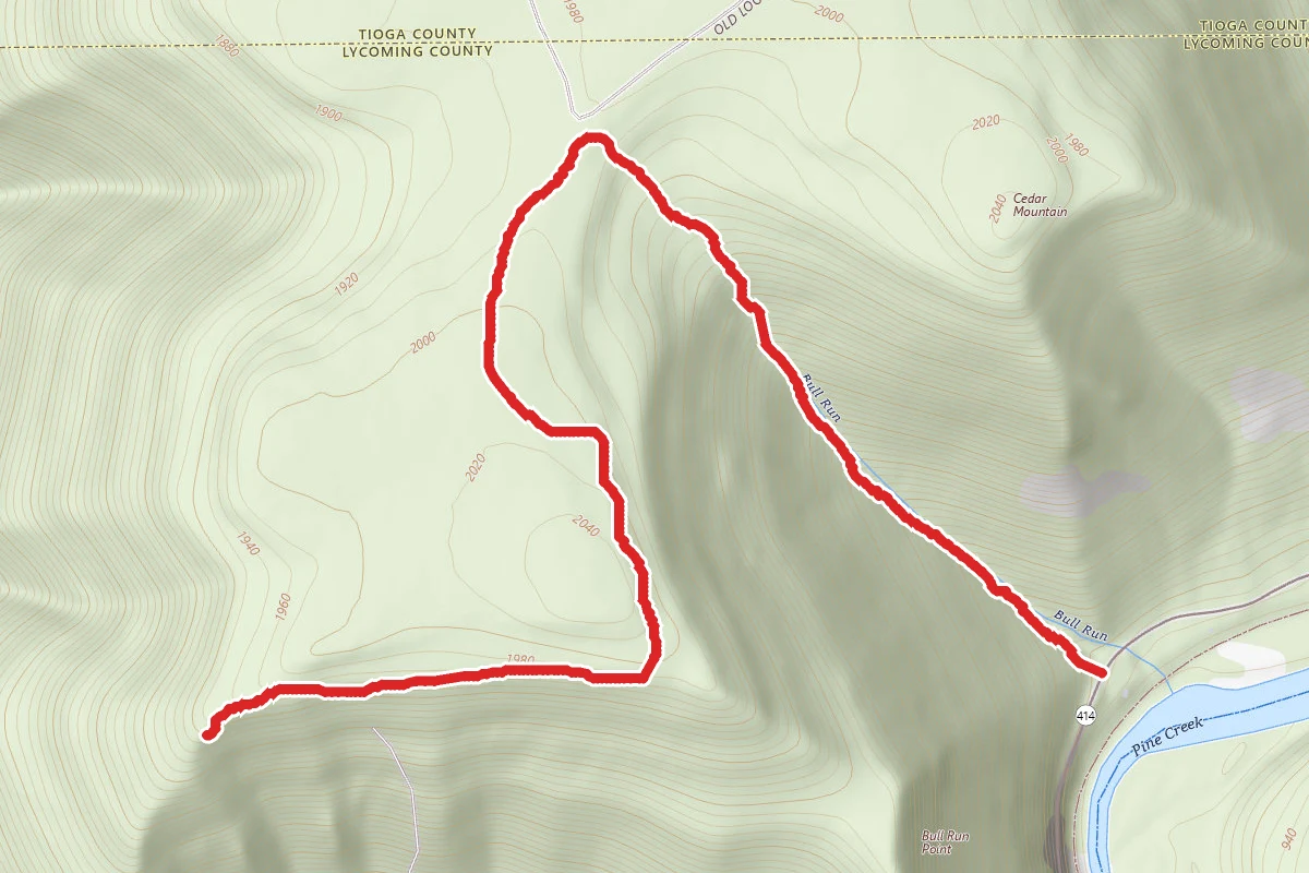 Bull Run to Chimney Rocks