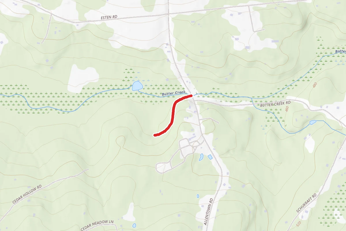 Manderfield Woodland Preserve Trail