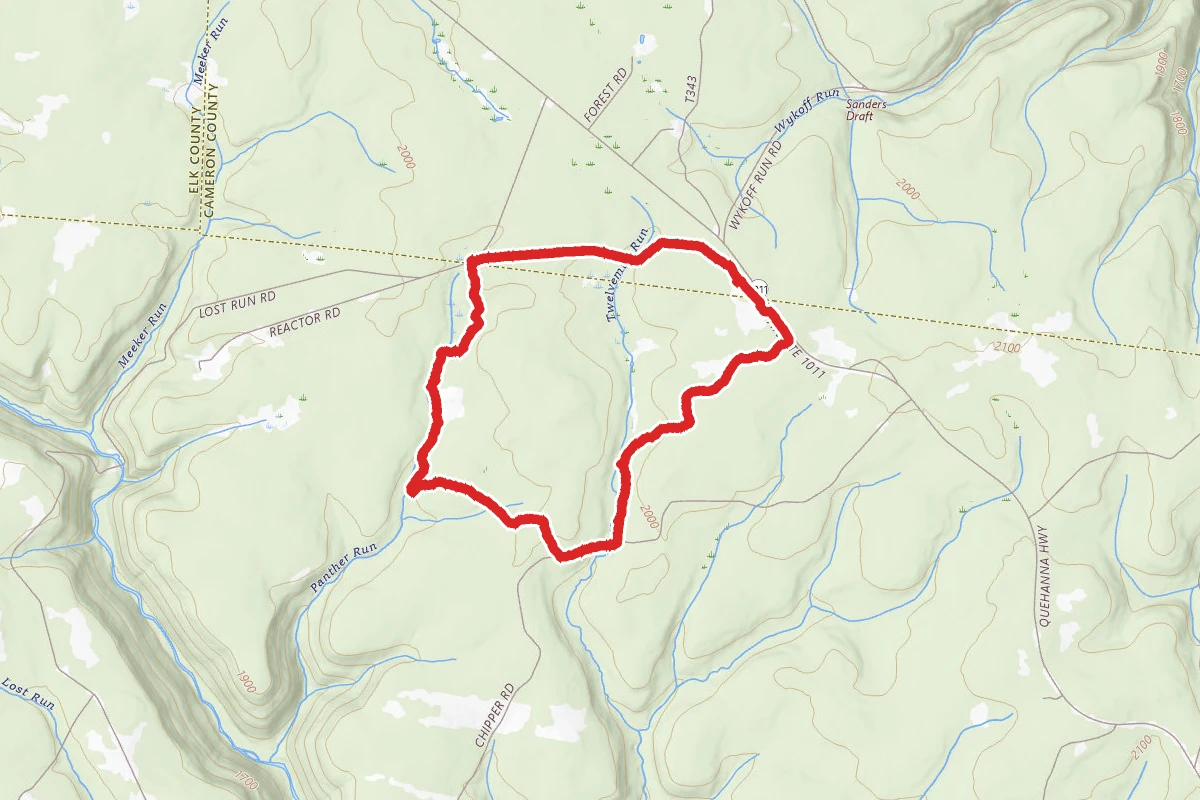 Panther Run, Riddle Road Loop