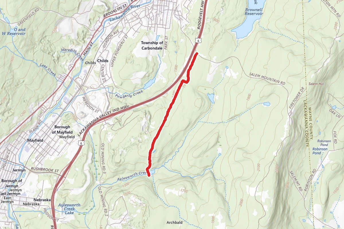 Salem Mountain Road Carbondale