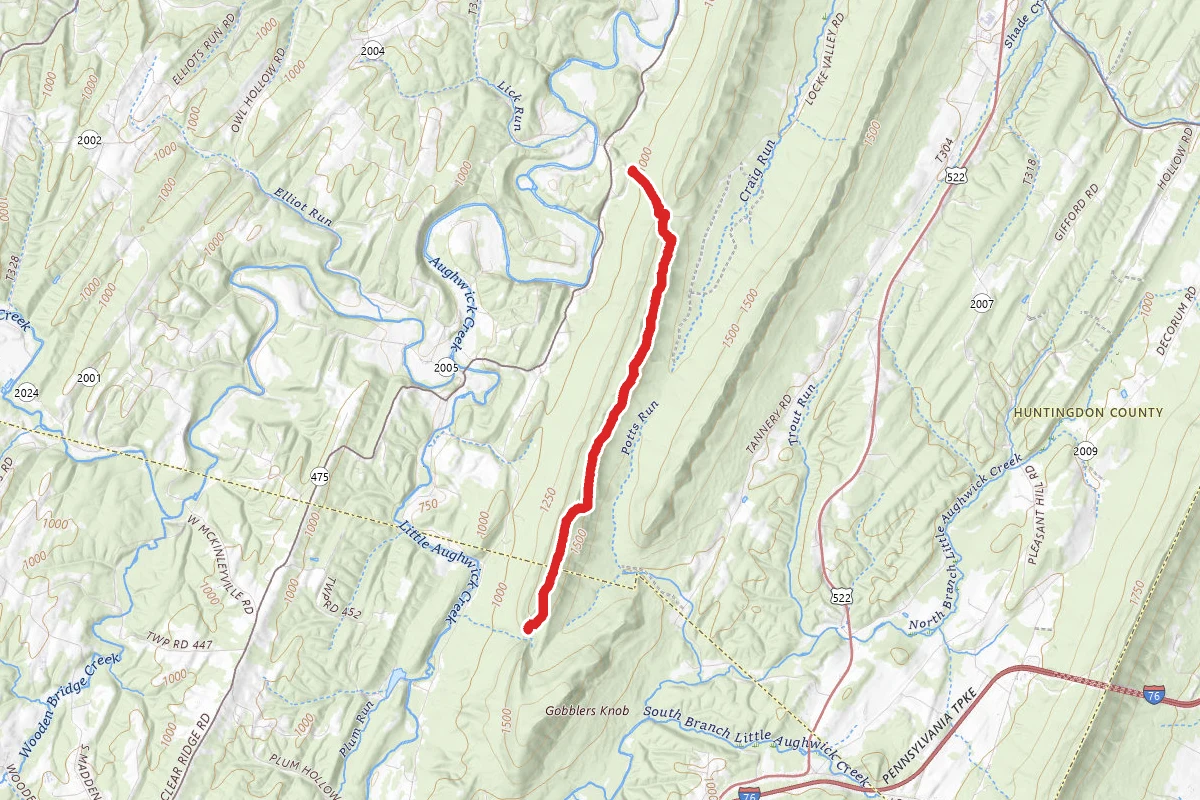 Standing Stone to Meadow Gap