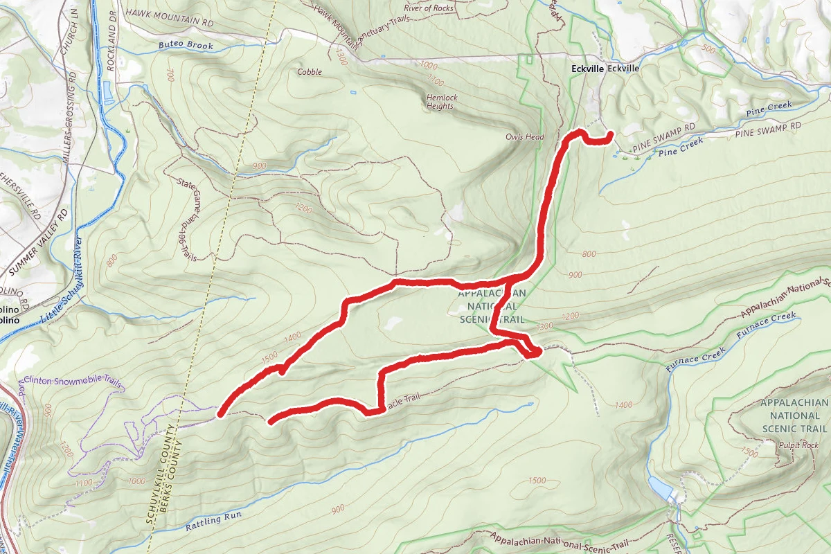 Appalachian, Pinnacle and Fire Break Trail Loop