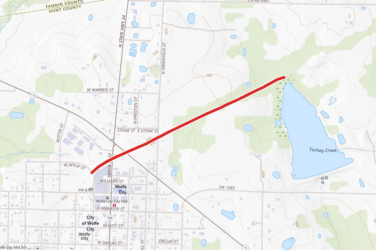 Wolfe City Rail Trail