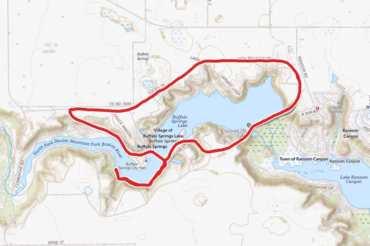 Buffalo Springs Lake Loop