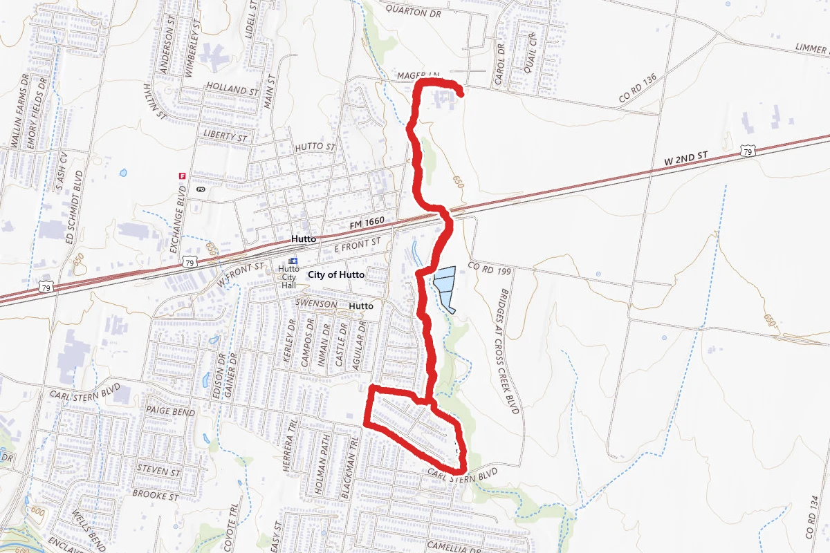 Hutto Cottonwood Trail