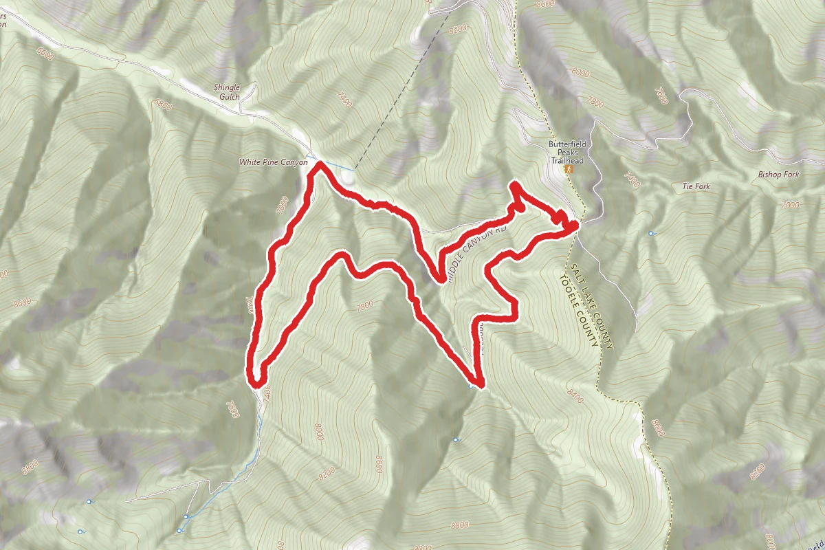 Upper Middle Canyon Loop