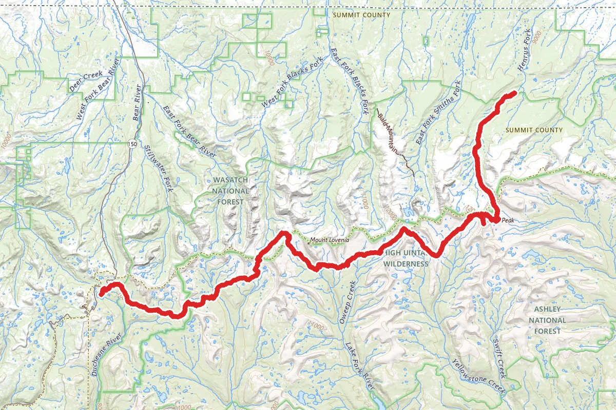 Henry's Fork to Mirror Lake