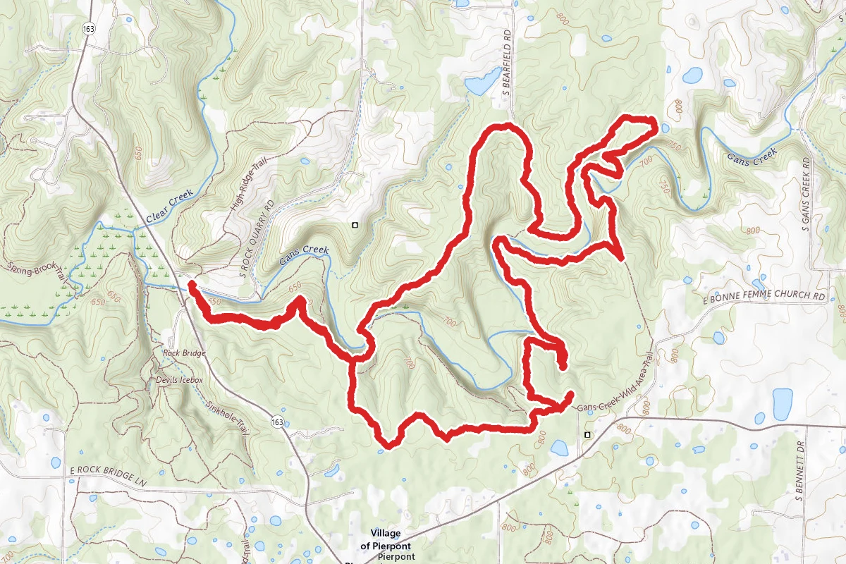 Gans Creek Wild Area Trail