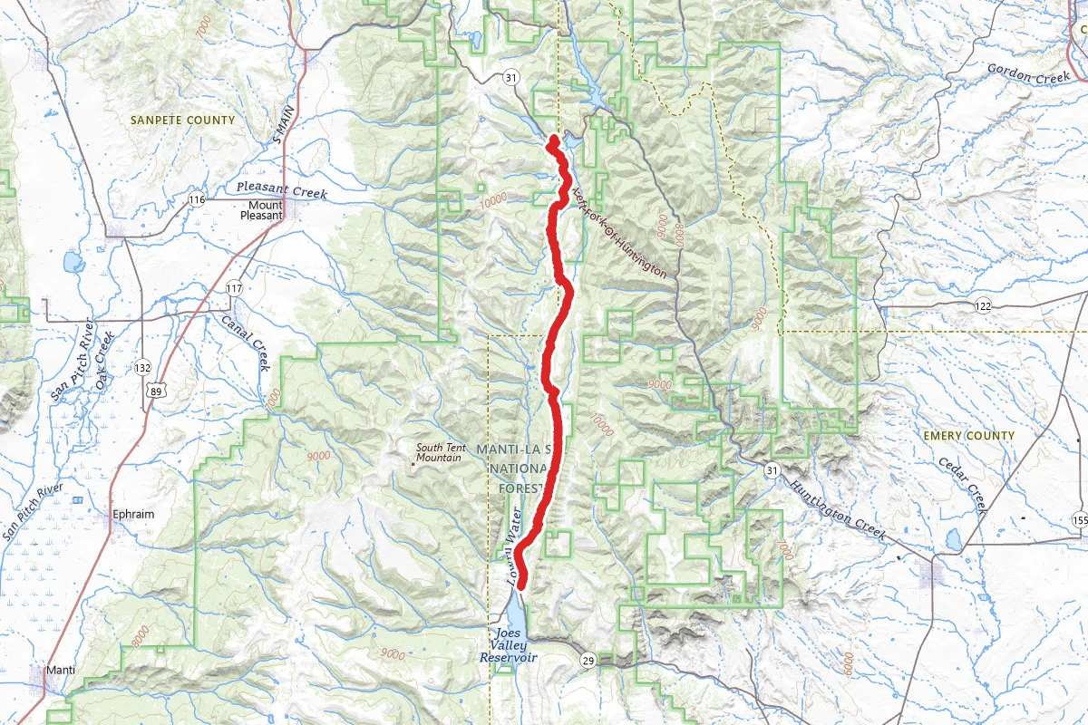 Upper Joe's Valley OHV Trail