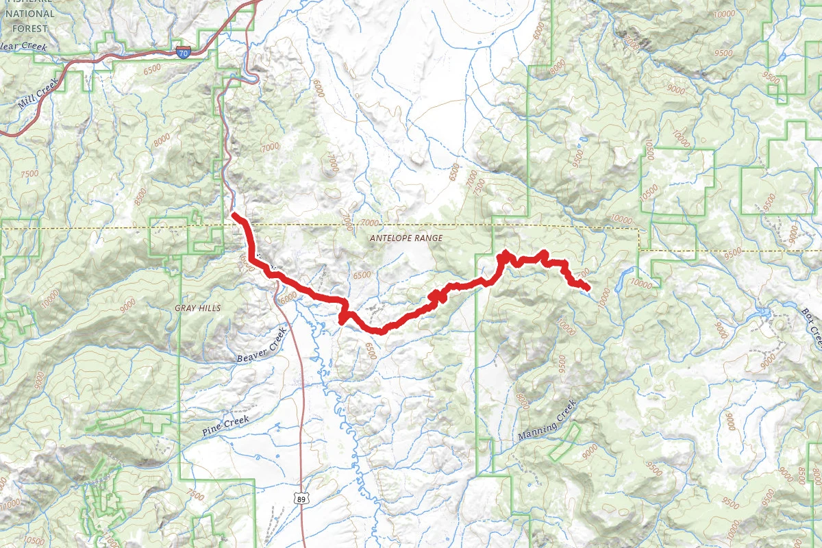 Big Rock Candy Mountain to Barney Lake