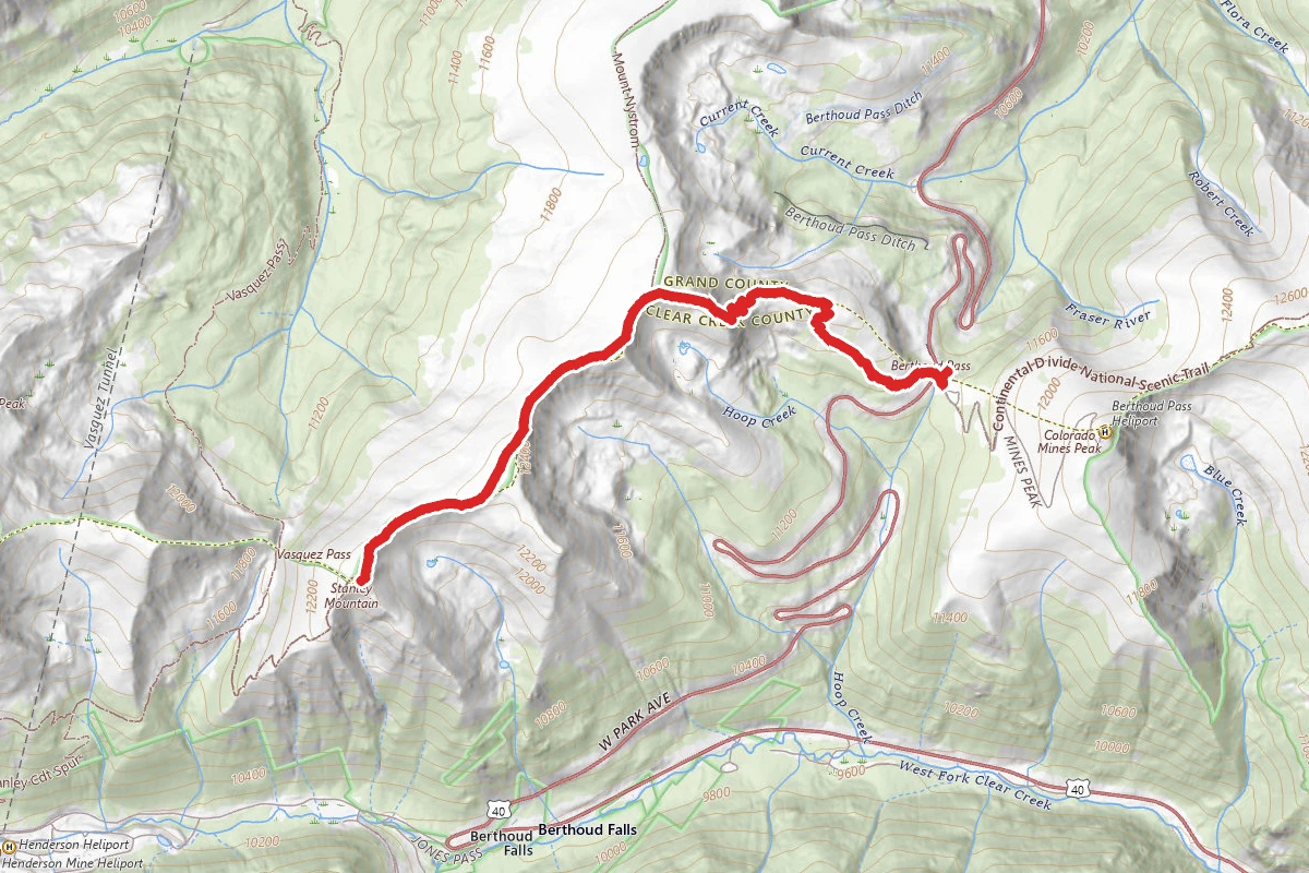 Stanley Mountain Trail