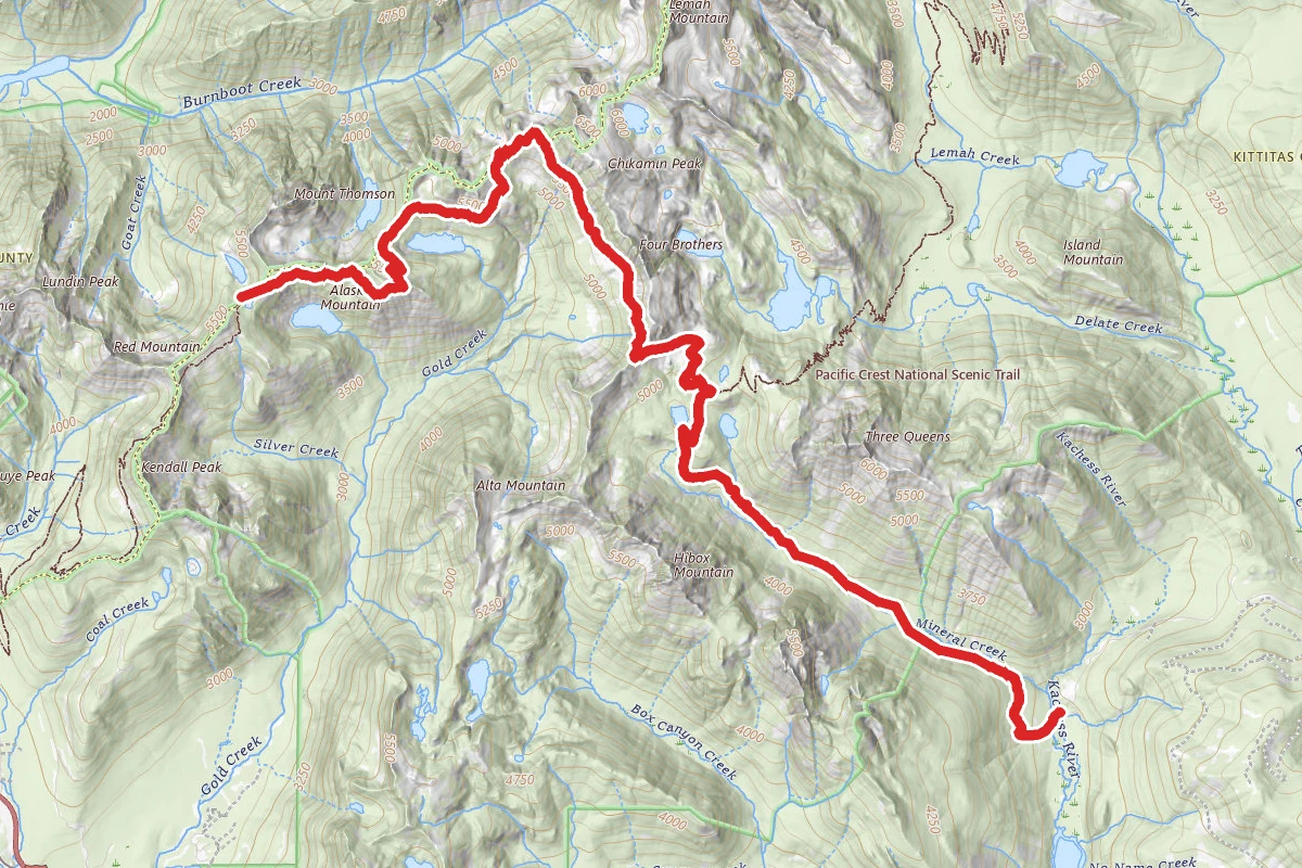 Alaska Mountain and Central Alpine Lakes Trail