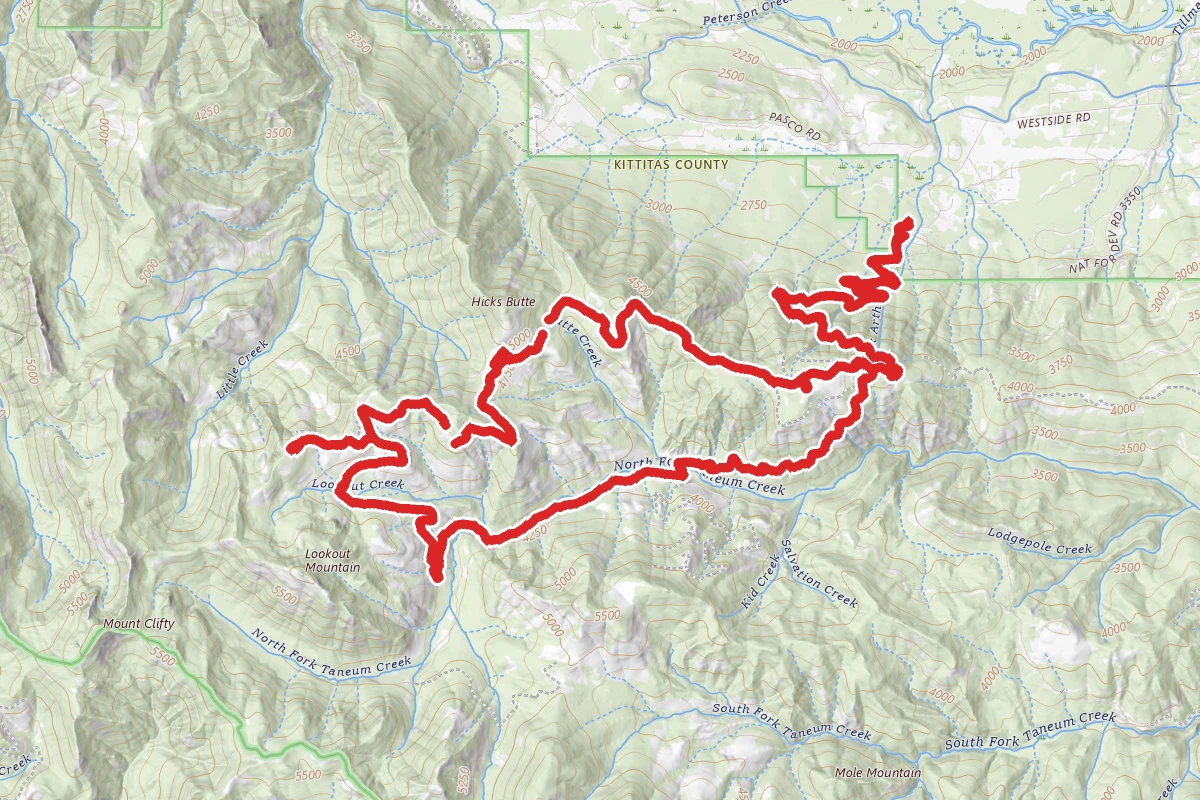 Evergreen Woods And Steel OHV Loop