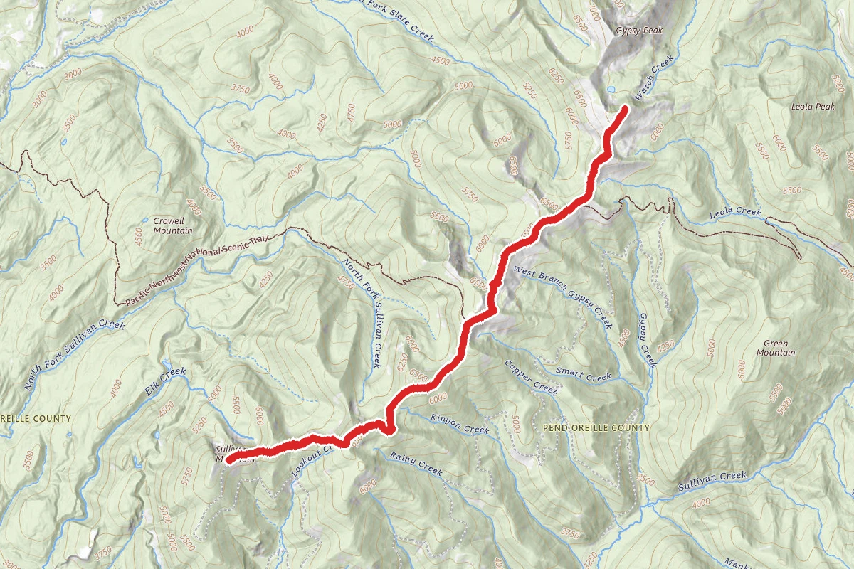Crowell Ridge Trail #515