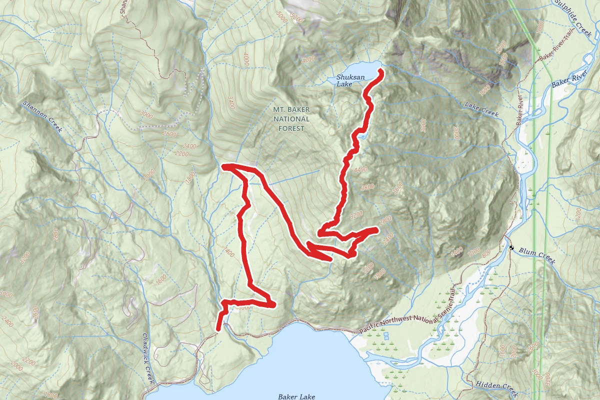 Shuksan Lake Trail