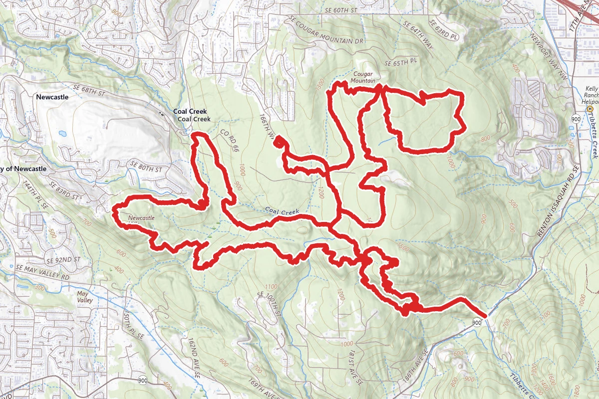 Cougar Mountain Extended Loop