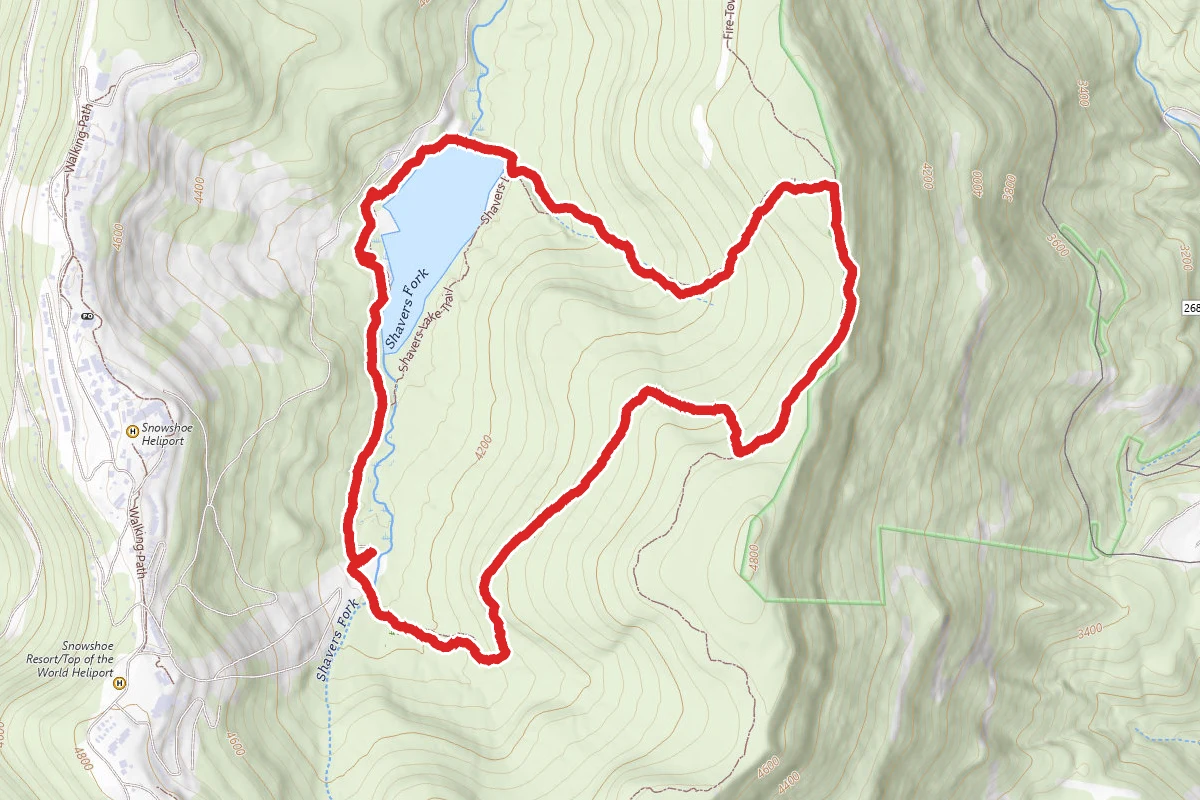 Shavers Lake, Bail Out, and 6000 Steps Trail Loop