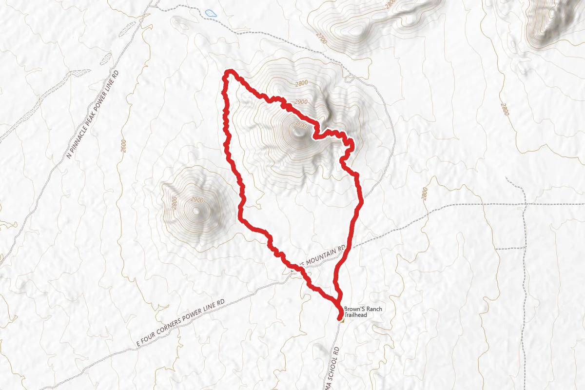 Browns Mountain Trail Loop