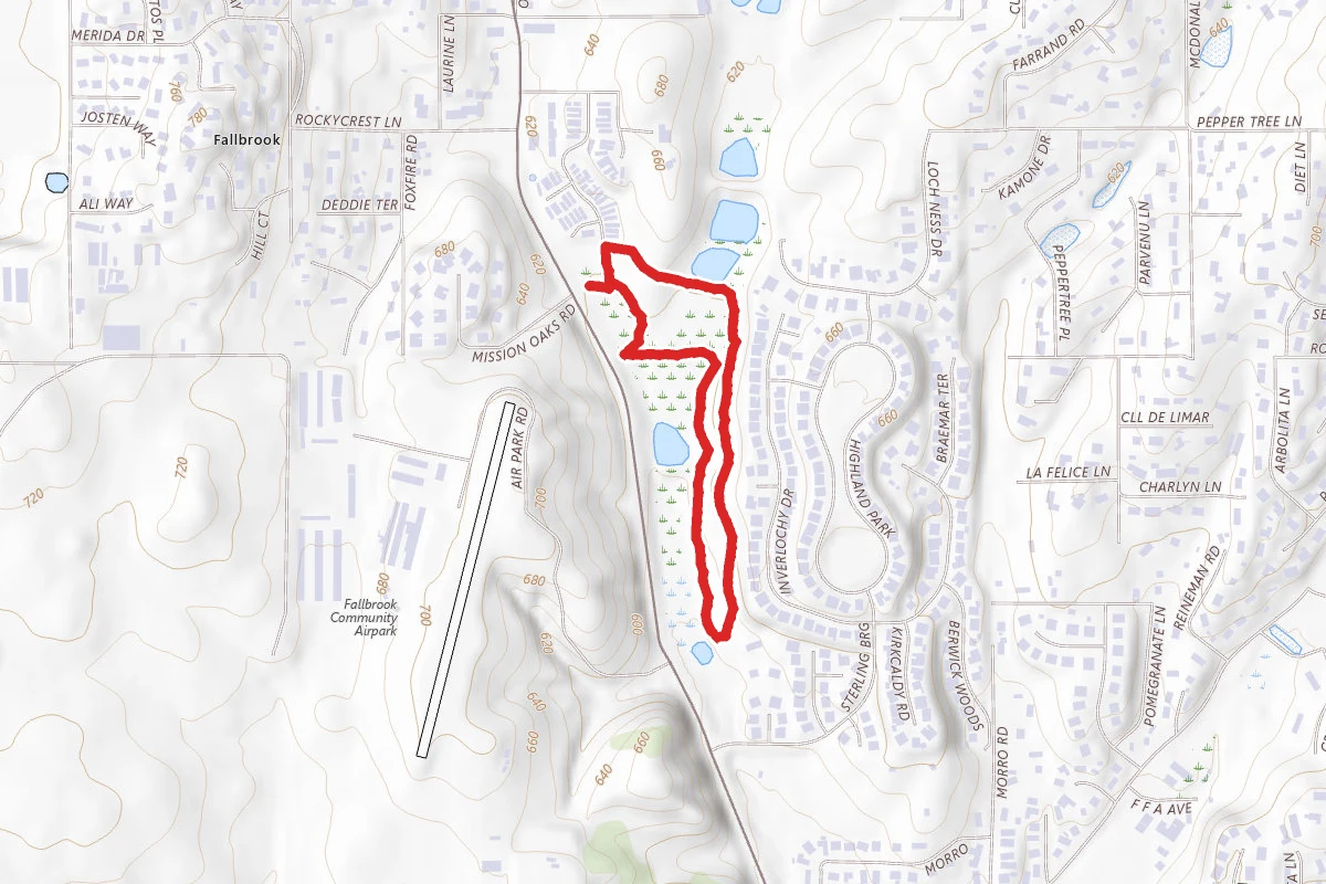 Los Jilgueros Preserve Trail