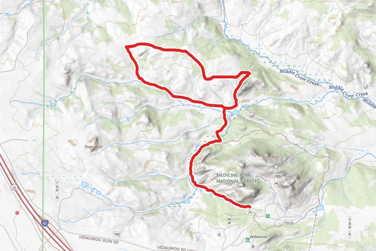 Turtle Rock, Phallic Trail, Valley Massif Trail