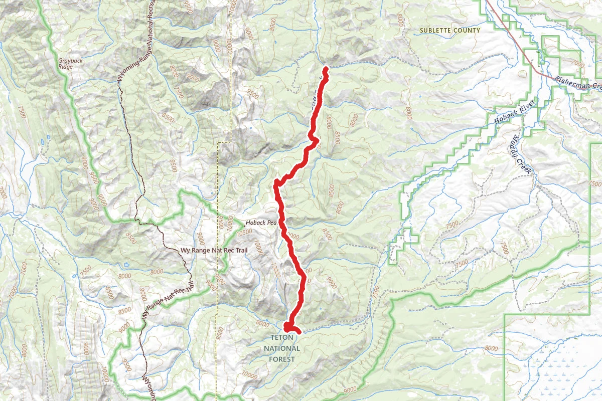 High Line Trail to Hoback Canyon