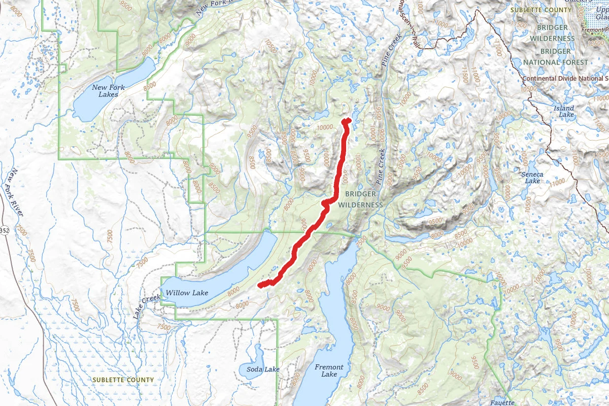 Trapper Lake Stock Trail