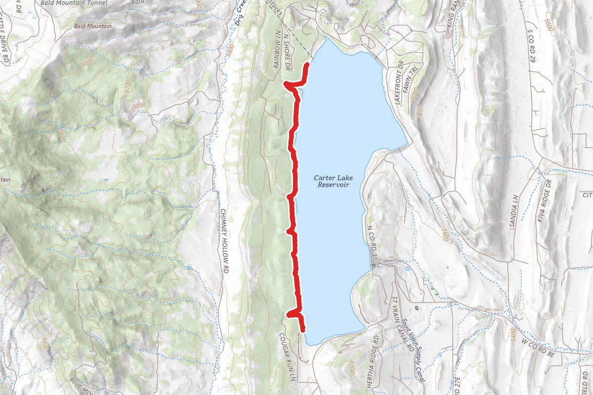 Carter Lake Sundance Trail