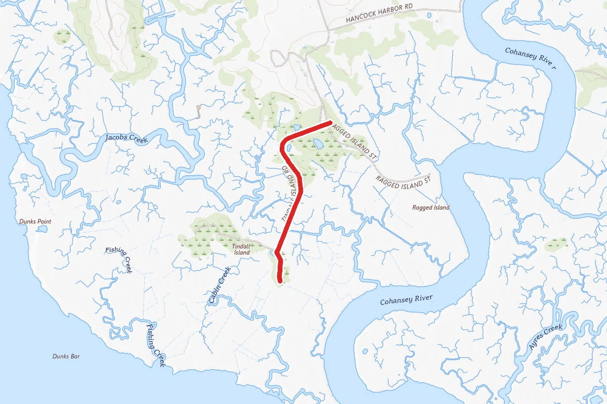 Tindall Island Causeway