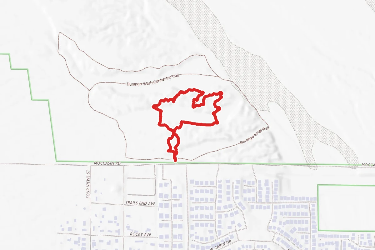 Fossil Beds North Unit loop from Moccasin Road