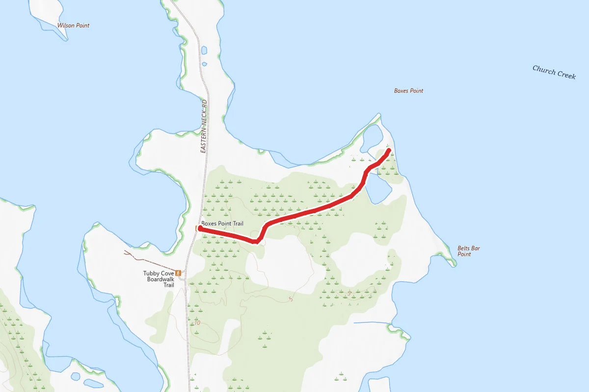 Eastern Neck Boxes Point Trail