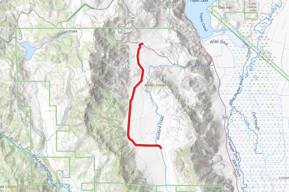 Slinkard Valley OHV Route