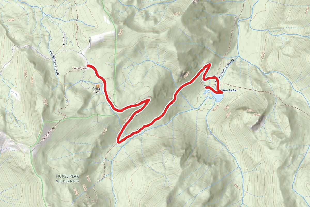 Corral Pass Campground to Hidden Lake