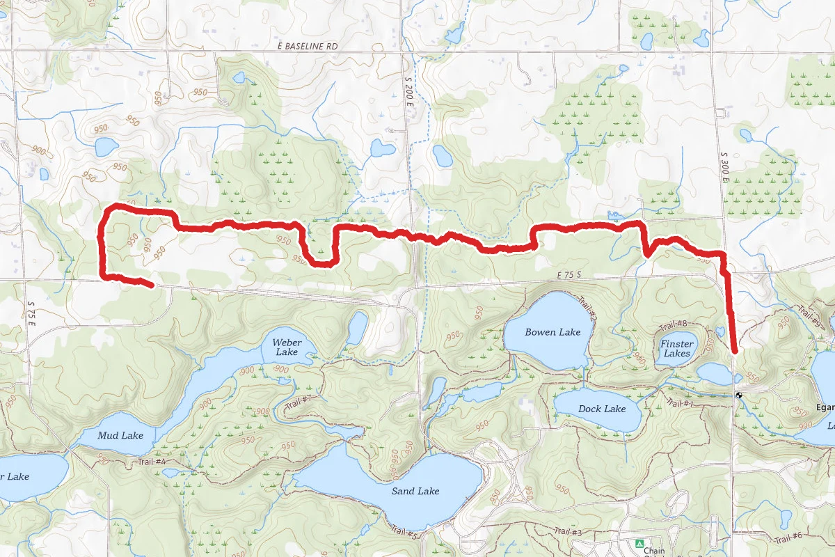 Chain O' Lakes Trail #11