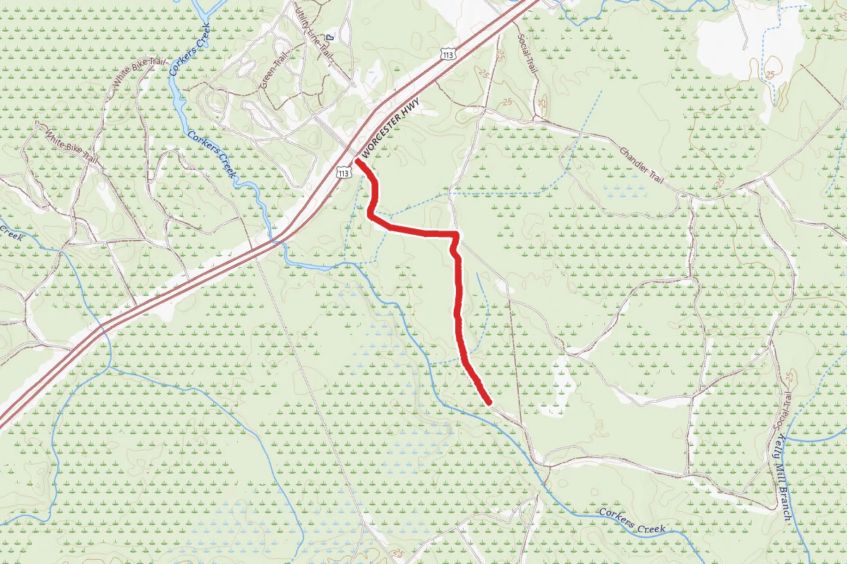 Chandler Tract White Trail