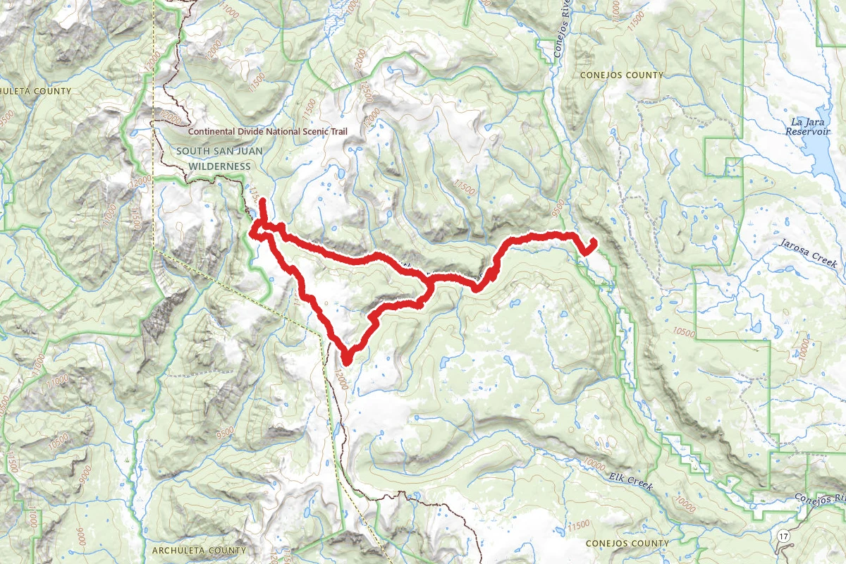 Green Lake to Blue Lake Loop off 250