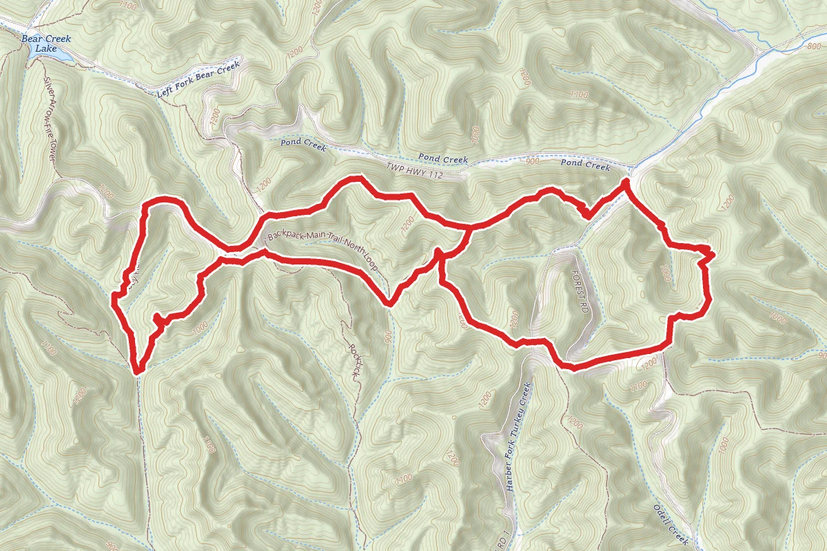 Copperhead Firetower Loop to Camp 1