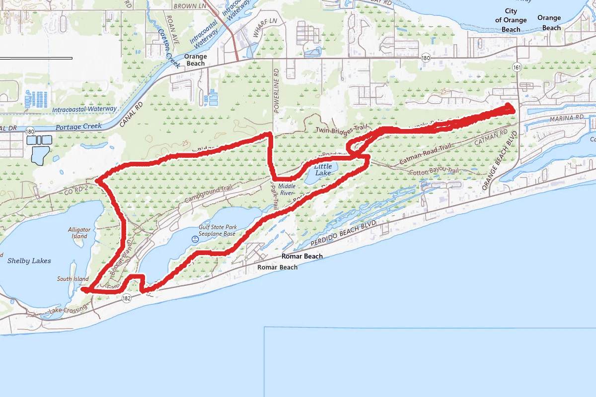 Rattlesnake Ridge to Rosemary Dunes to Shelby Lake Loop