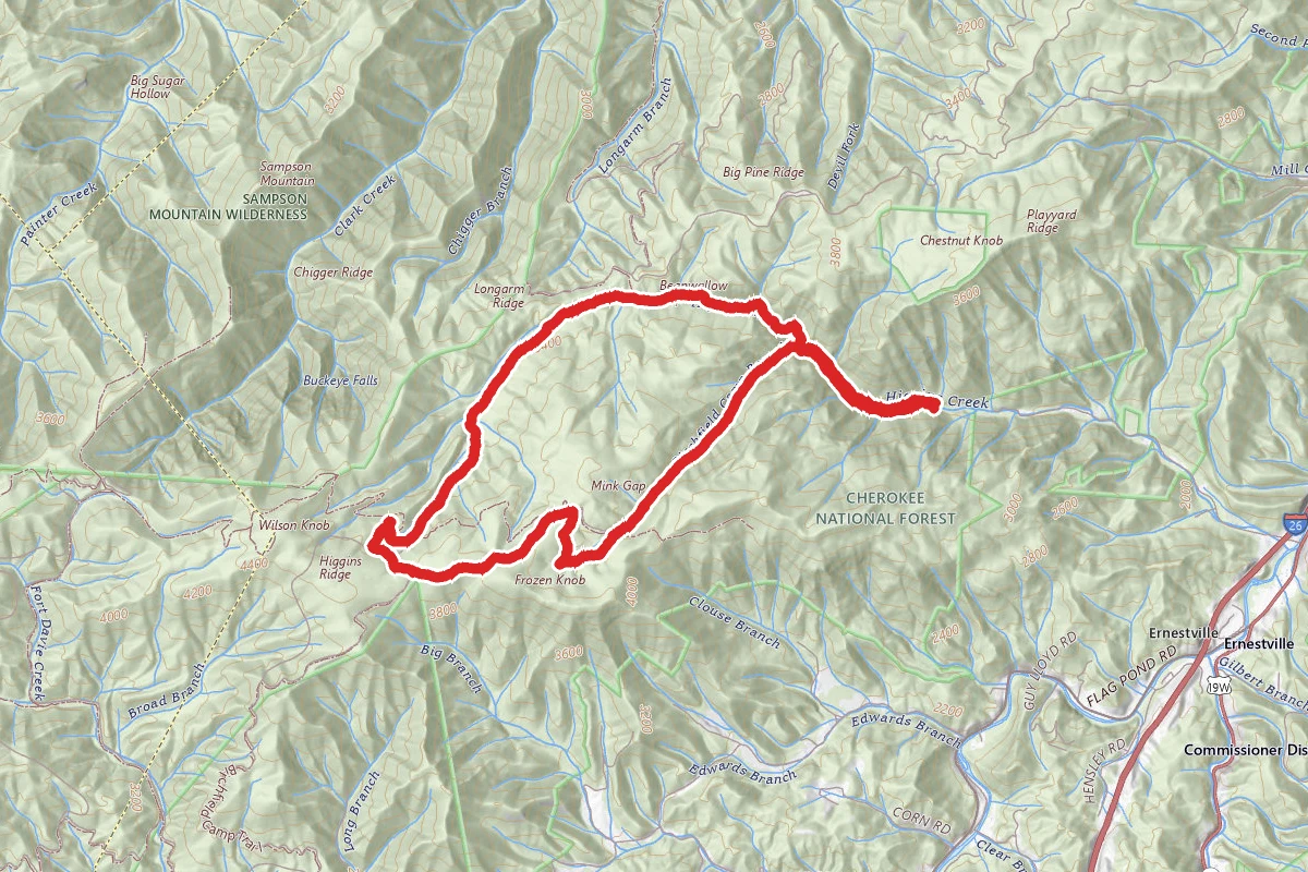 Higgins Creek and Birchfield Camp Lake Loop