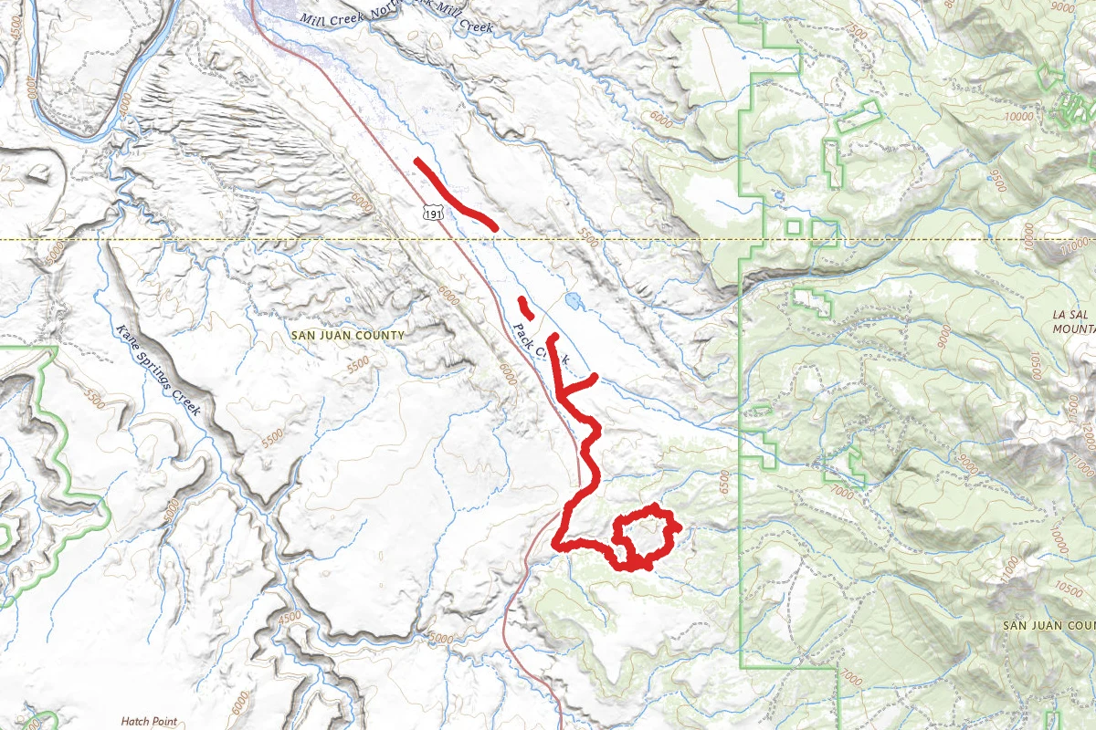 Area BFE OHV Trail